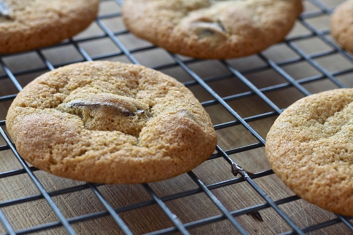 Homemade creamy pumpkin cookies